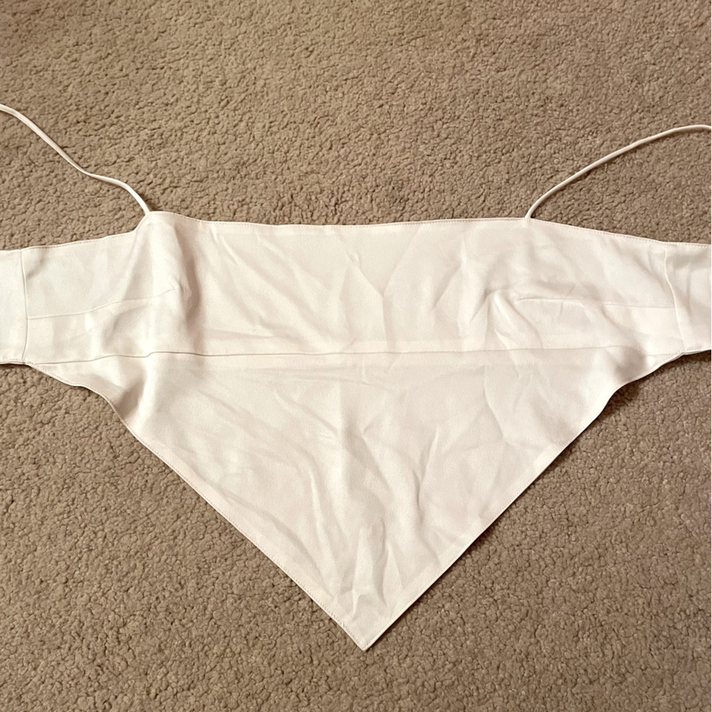 Danielle Bernstein WeWoreWhat white tank